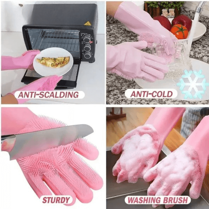 Silicone Scrub Gloves