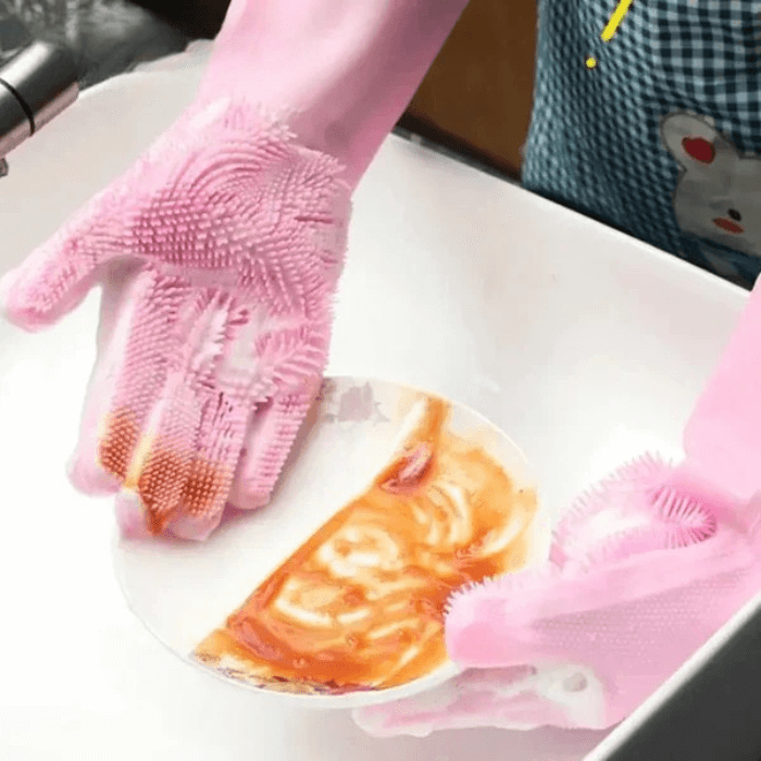 Silicone Scrub Gloves